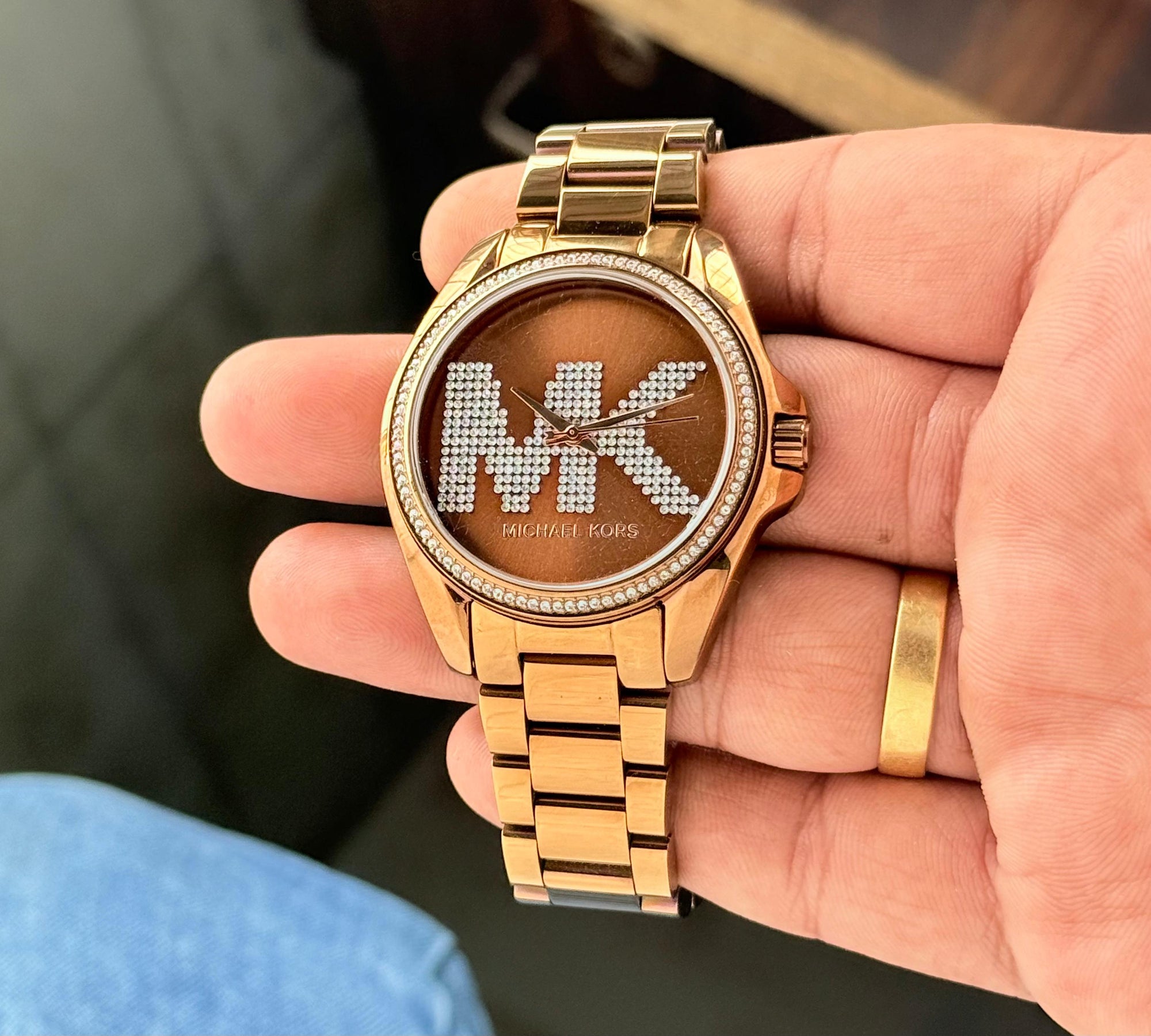 Michael Kors Design Golden Strap Watch