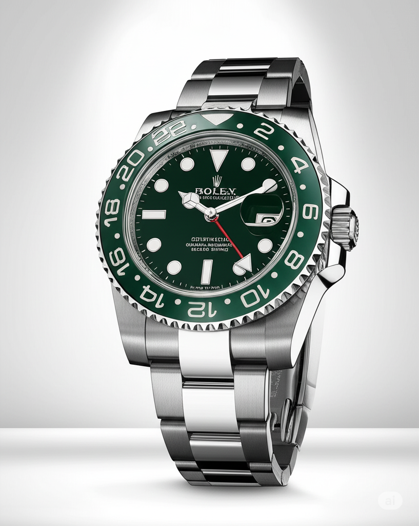 Rolex GMT-Master II Green Dial | Luxury Stainless Steel Watch for Men