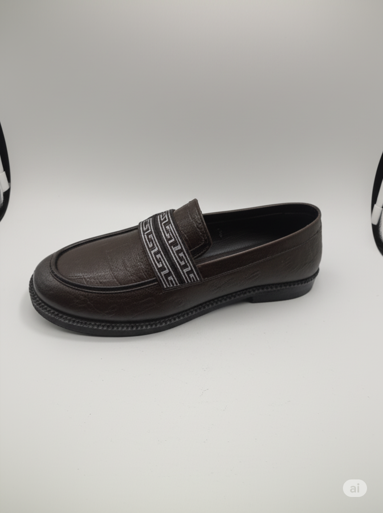Men's Brown Loafer Shoes | Premium Leather Slip-Ons