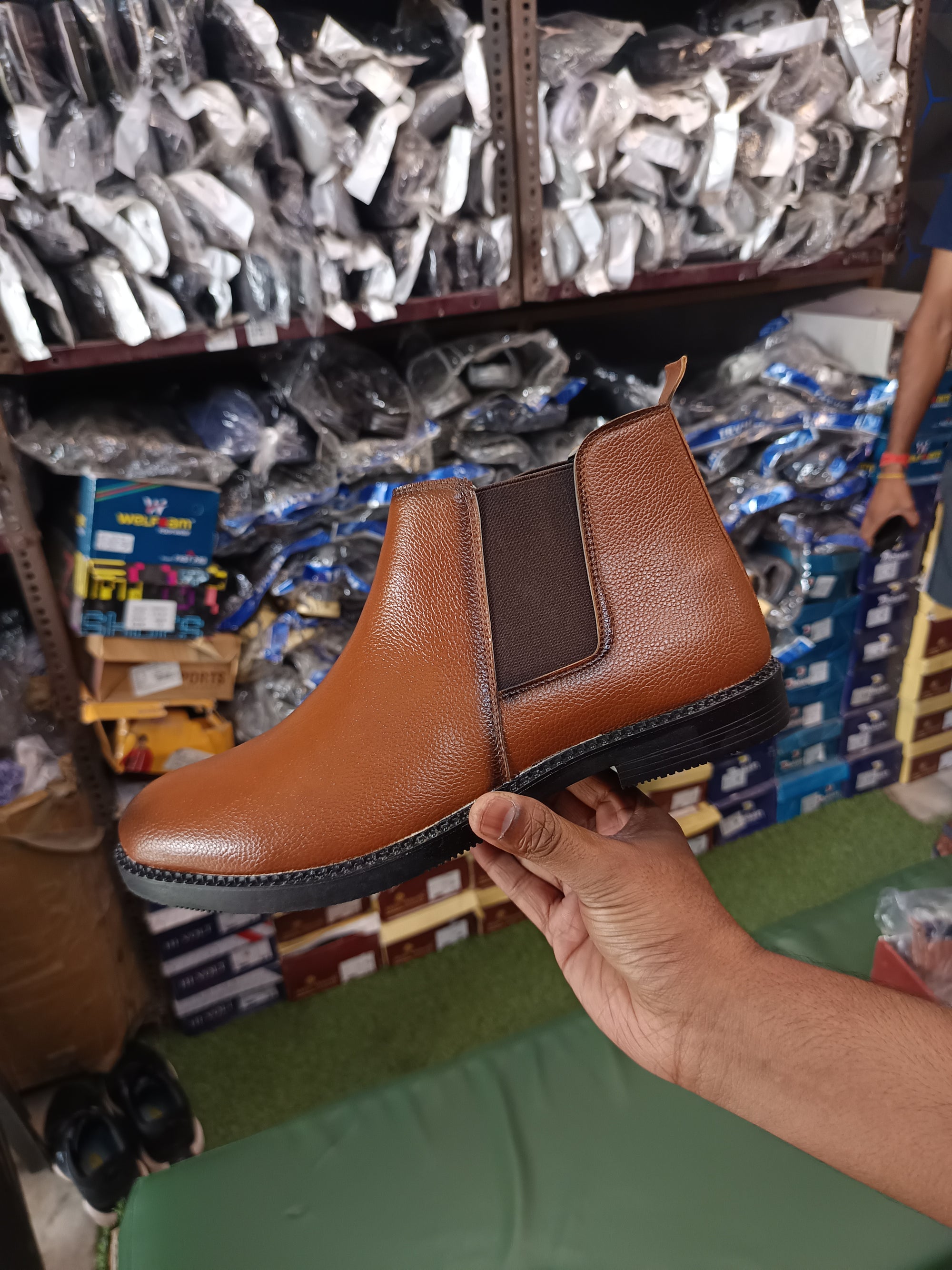 Pu Leather Fancy Stylish Chalsea Boot For Men,s