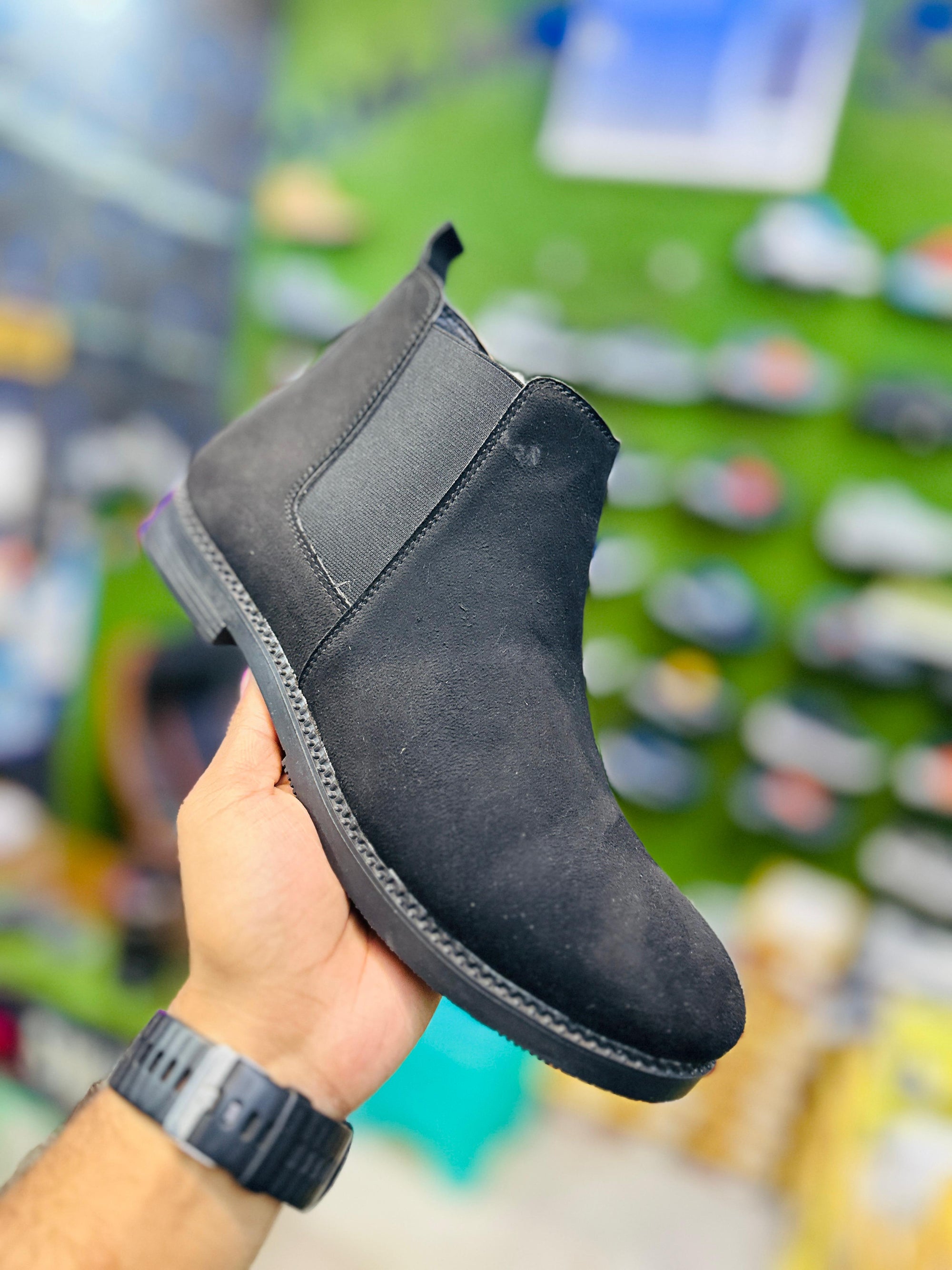Pu Leather Fancy Stylish Chalsea Boot For Men,s