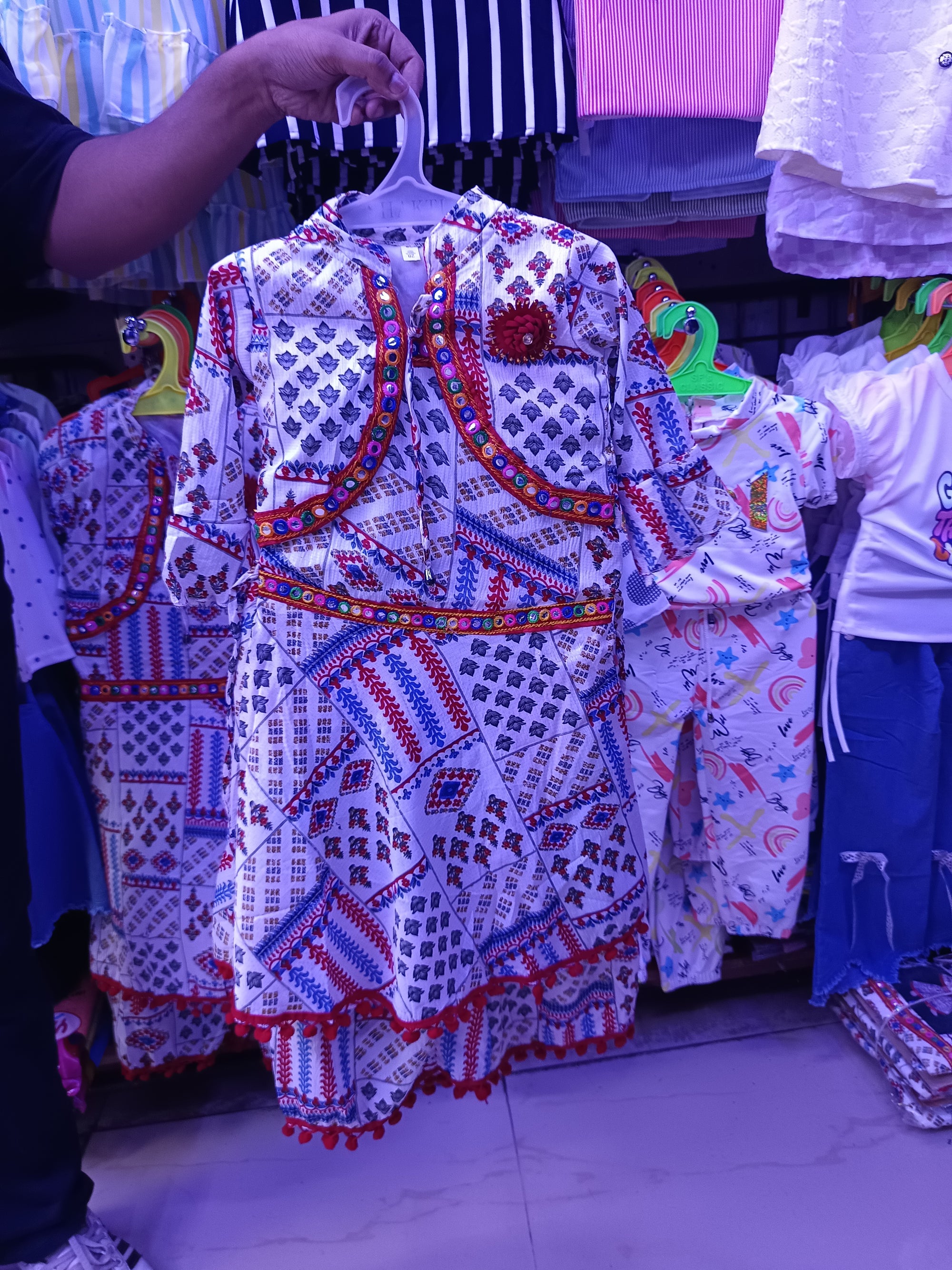 Stylish Ethnic Printed Kids Dress – Shop Trendy Designs