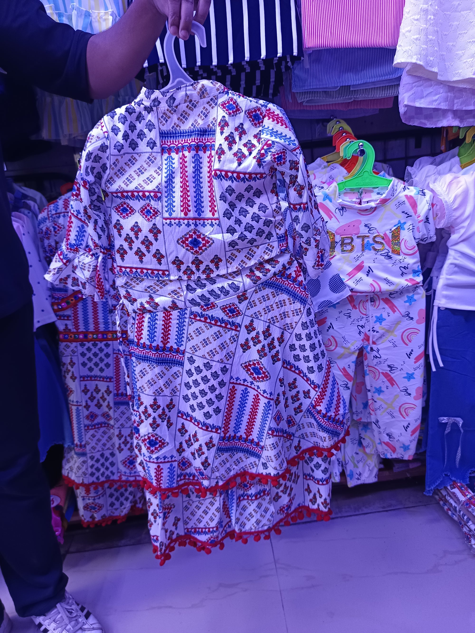 Stylish Ethnic Printed Kids Dress – Shop Trendy Designs