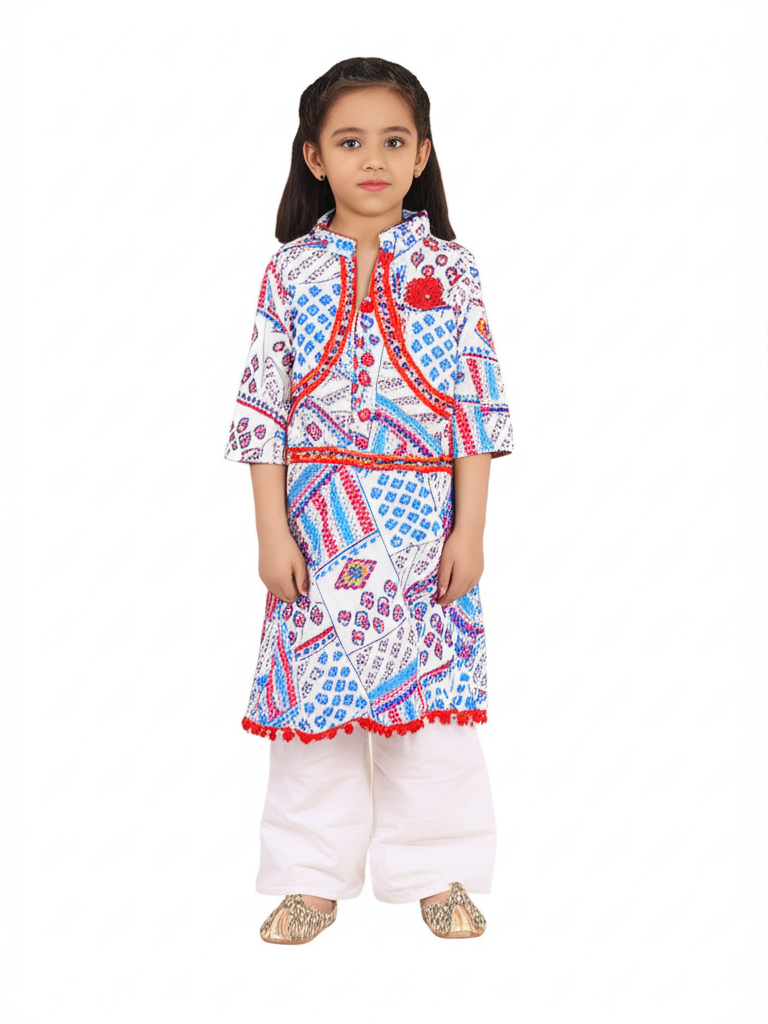 Stylish Ethnic Printed Kids Dress – Shop Trendy Designs