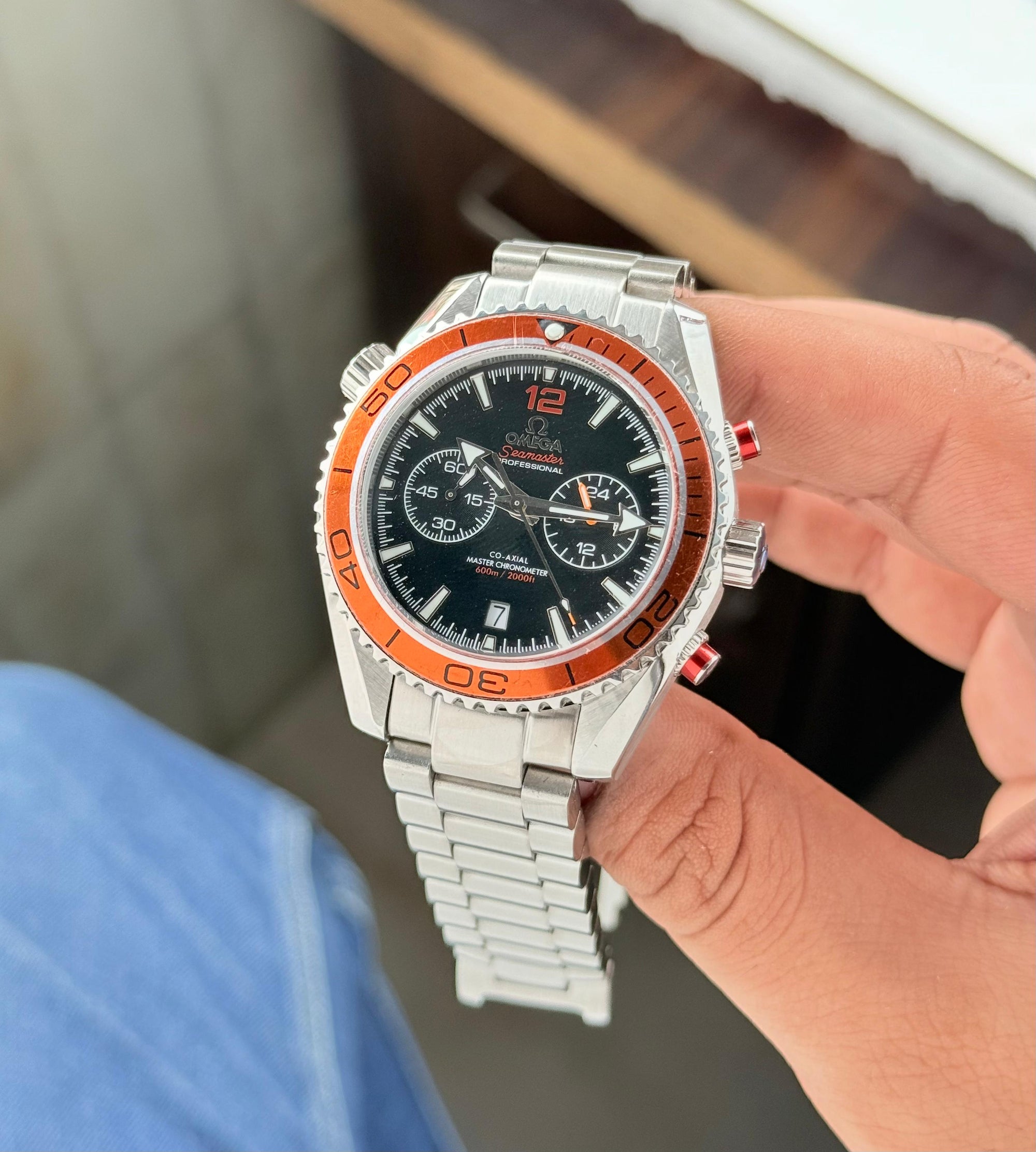 Omega Seamaster Planet Ocean Chronograph – 7AA Premium